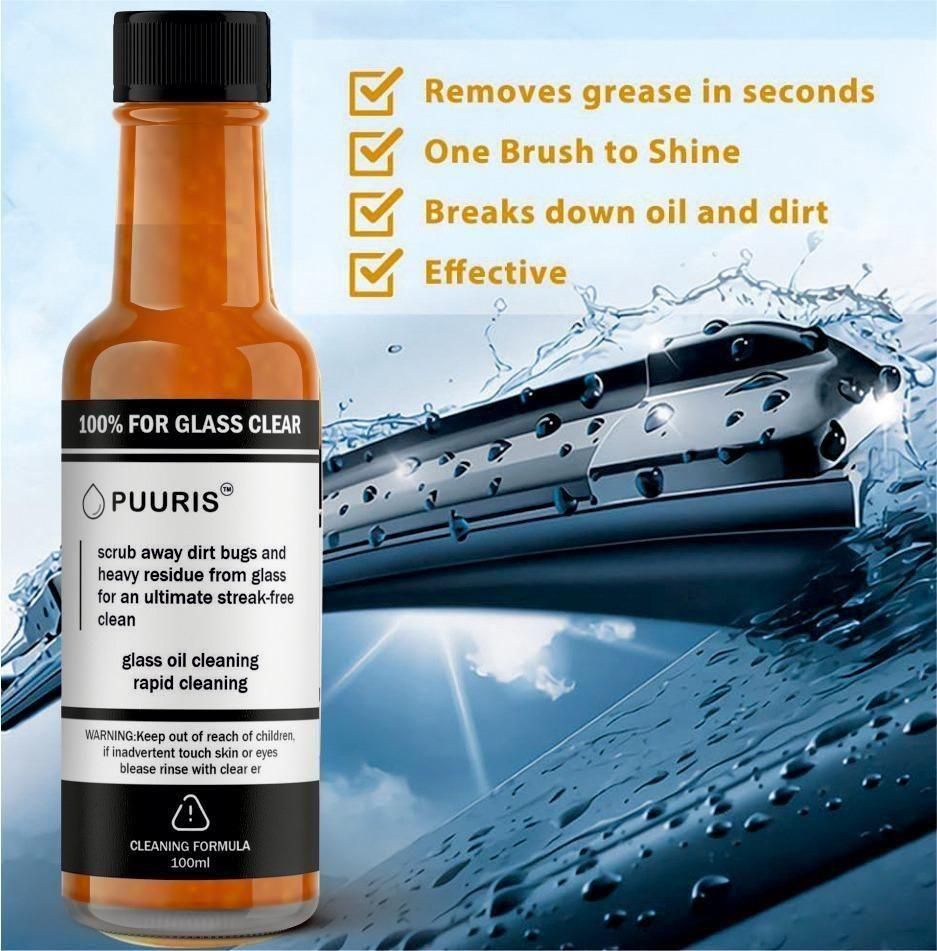 Car Glass Oil Glass Cleaning Agent Powerful Stain Remover BUY 1 GET 1 FREE