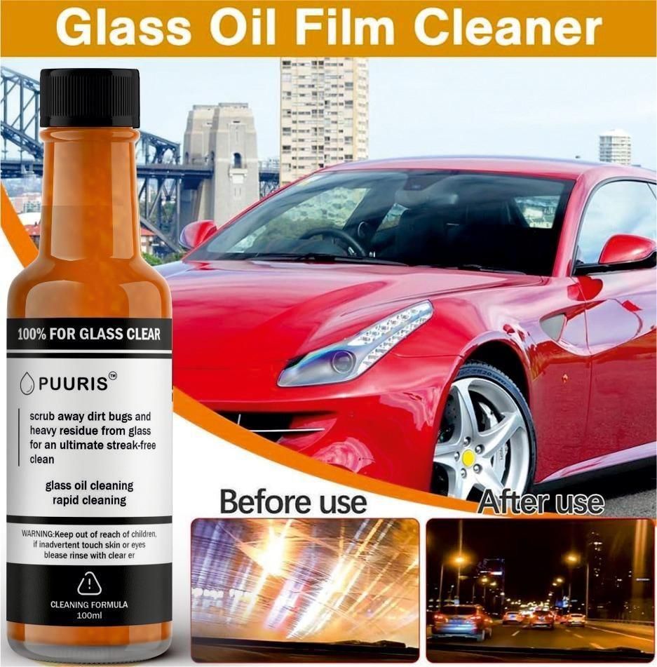 Car Glass Oil Glass Cleaning Agent Powerful Stain Remover BUY 1 GET 1 FREE