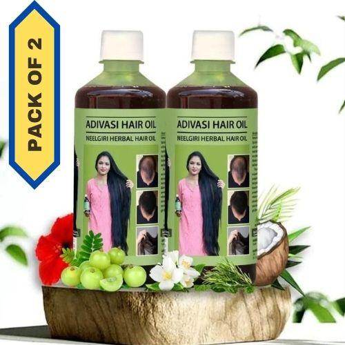 Adivasi Neelgiri Herbal Hair Oil  Buy 1 Get 1 Free (4.9/5 ⭐⭐⭐⭐⭐ 90,022 Reviews)