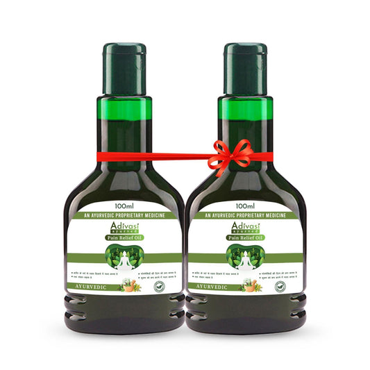 Adivasi Ayurved Pain Relief Oil 100ml(Pack Of 2) ⭐️⭐️⭐️⭐️⭐️ (14,34,758+ (1.4 Million )Positive Reviews